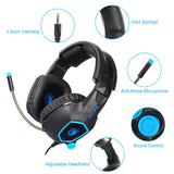 Professional Gaming Headphones with Microphone - Wired Over-Ear Headset