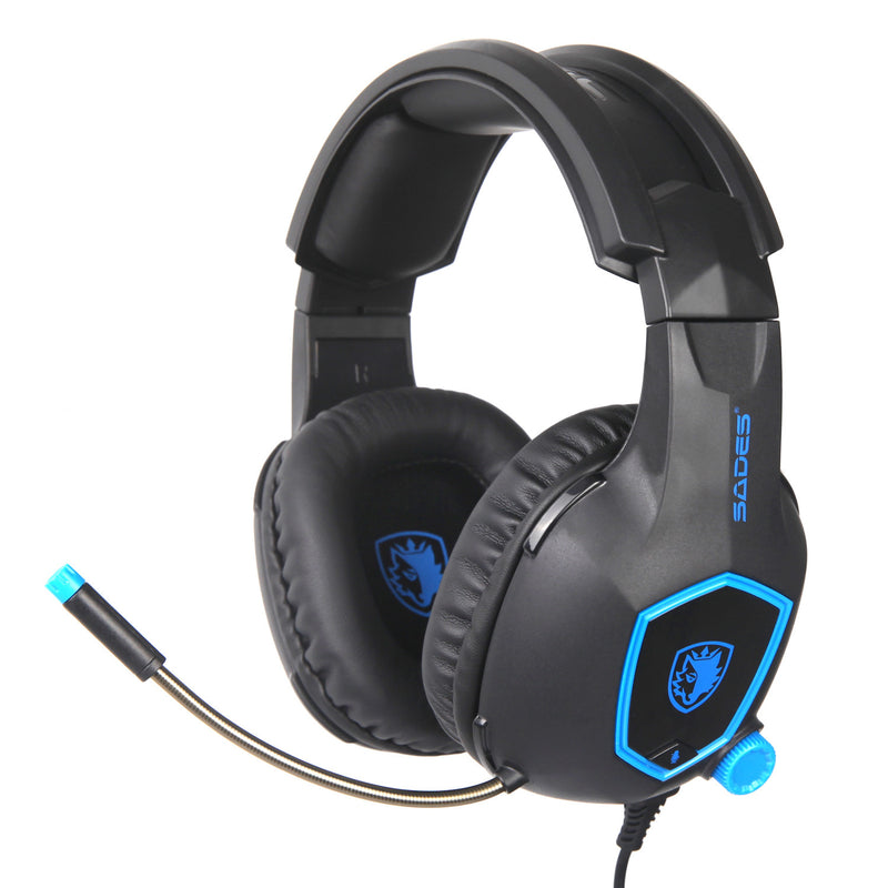 Professional Gaming Headphones with Microphone - Wired Over-Ear Headset