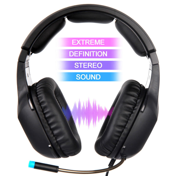 Professional Gaming Headphones with Microphone - Wired Over-Ear Headset