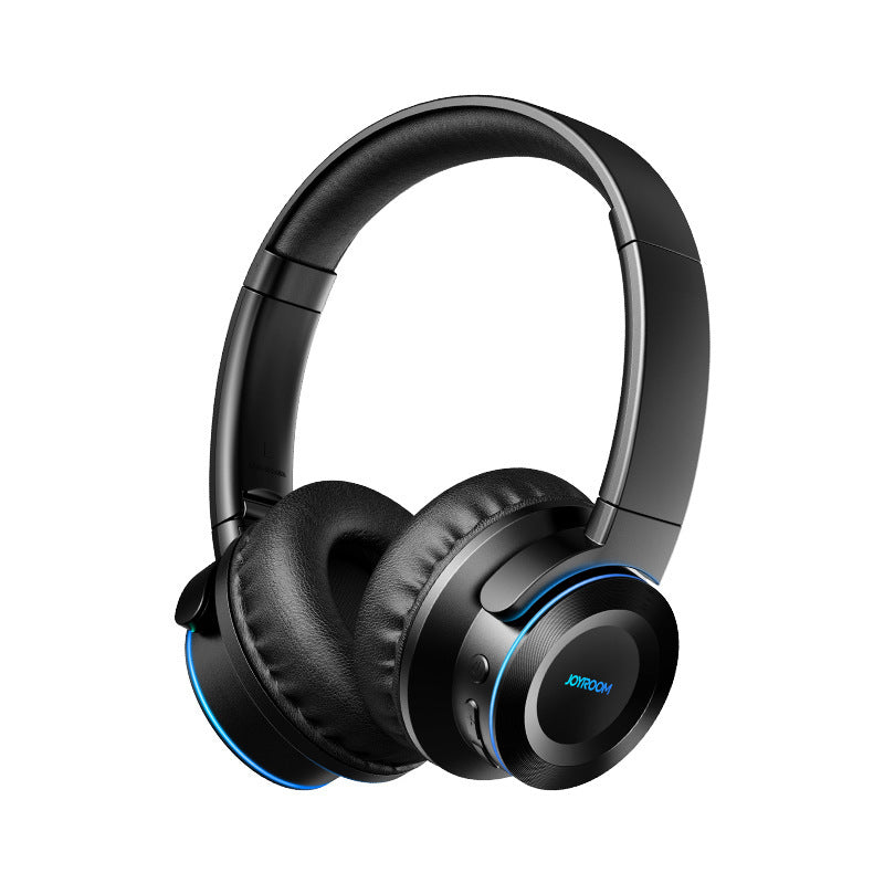 Wireless Bluetooth 5.0 Sports Headphones - Foldable Touch Control Headset with Microphone & Card Slot