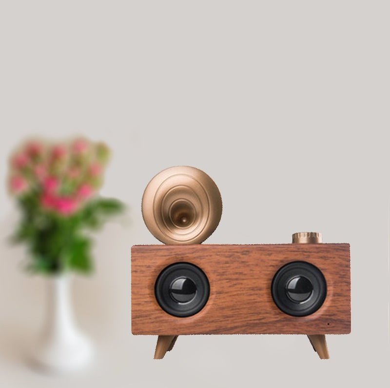 Premium Wireless Bluetooth Speaker - Flower Horn Design with 10W Power Output