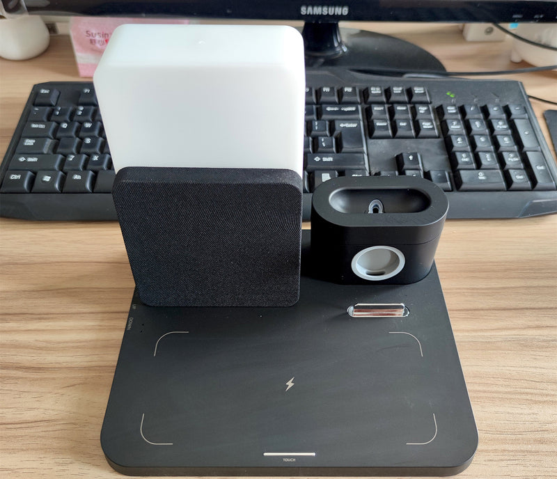 Premium Multi-Function Qi Wireless Charging Stand - Fast 10W Wireless Charger
