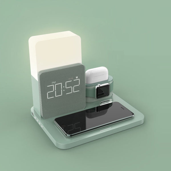 Premium Multi-Function Qi Wireless Charging Stand - Fast 10W Wireless Charger