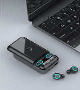 Premium Wireless Bluetooth Earbuds - Invisible In-Ear Sports Headphones with NFC & Voice Control