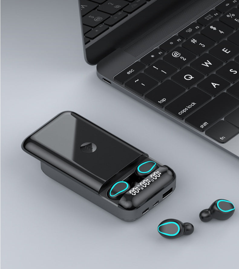 Premium Wireless Bluetooth Earbuds - Invisible In-Ear Sports Headphones with NFC & Voice Control