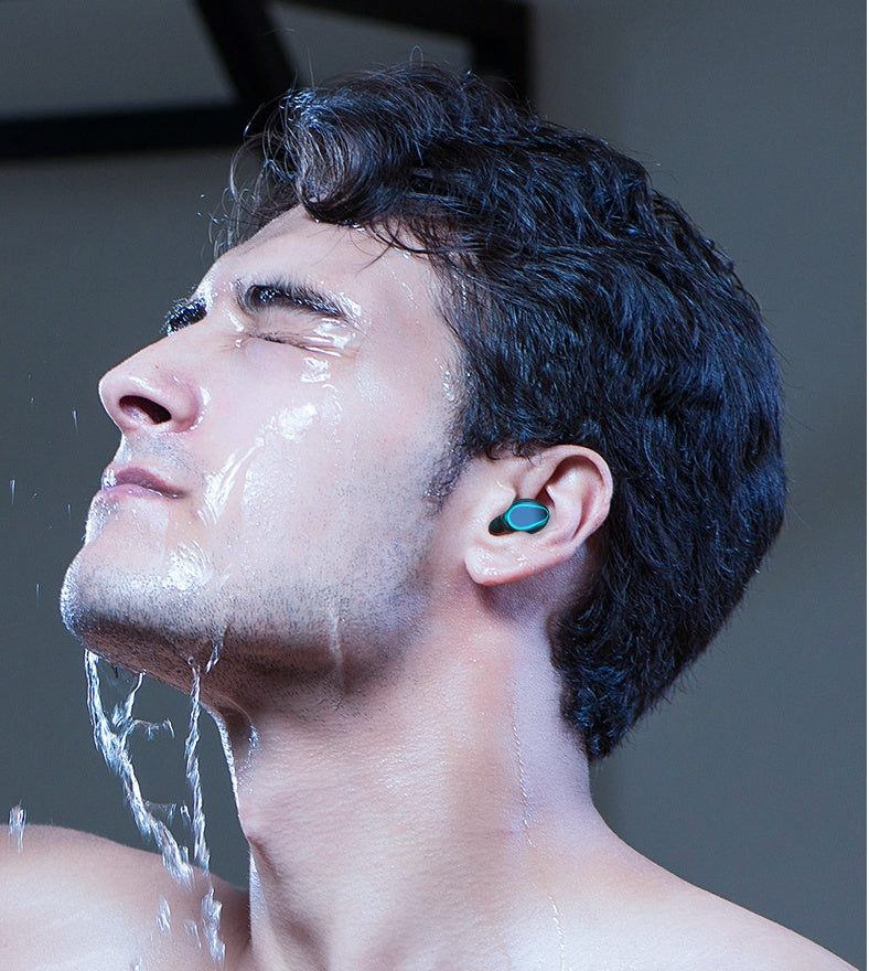 Premium Wireless Bluetooth Earbuds - Invisible In-Ear Sports Headphones with NFC & Voice Control