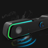 RGB Gaming Speaker System - Wired Multimedia Subwoofer for PC, Laptop & Mobile