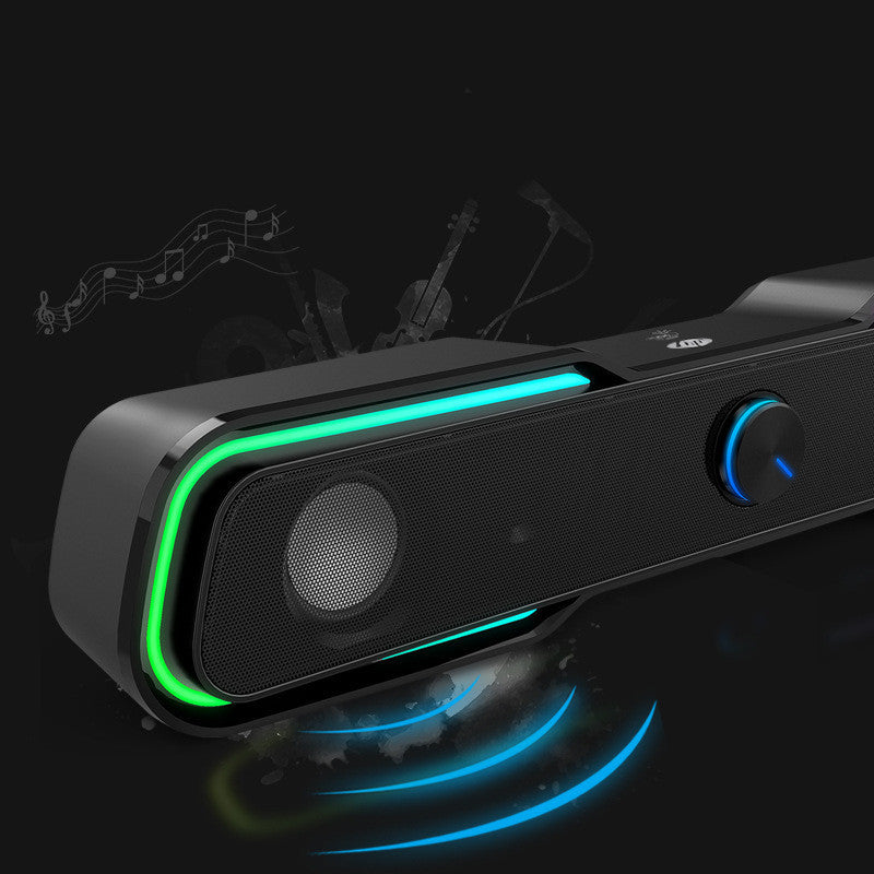 RGB Gaming Speaker System - Wired Multimedia Subwoofer for PC, Laptop & Mobile
