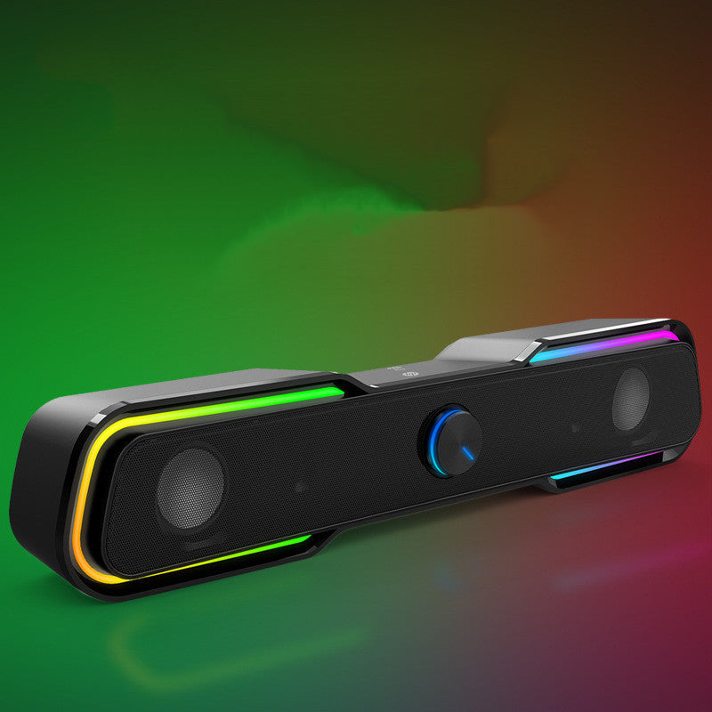 RGB Gaming Speaker System - Wired Multimedia Subwoofer for PC, Laptop & Mobile