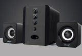 Premium D-202 Computer Speakers - Powerful Subwoofer Sound System for Smart Phones & Music Players