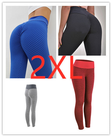 Premium Plaid Fitness Leggings - High-Waist Seamless Yoga Pants for Women