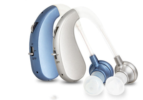 Advanced Rechargeable Hearing Aid Headphones - Ear-Hook Design with Noise Reduction