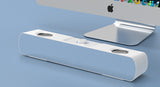 Bluetooth Desktop Speakers - 2.2 Channel Computer Audio System with Mirror Display