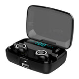 Wireless Bluetooth Sports Headset with Digital Display - TWS 5.0 High Power Earbuds