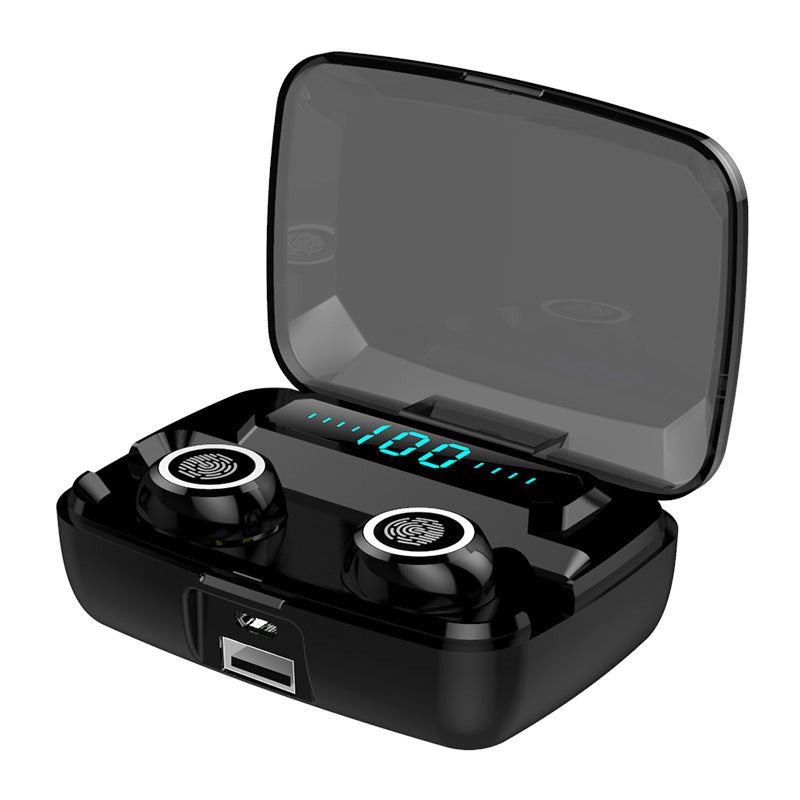 Wireless Bluetooth Sports Headset with Digital Display - TWS 5.0 High Power Earbuds