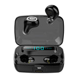 Wireless Bluetooth Sports Headset with Digital Display - TWS 5.0 High Power Earbuds