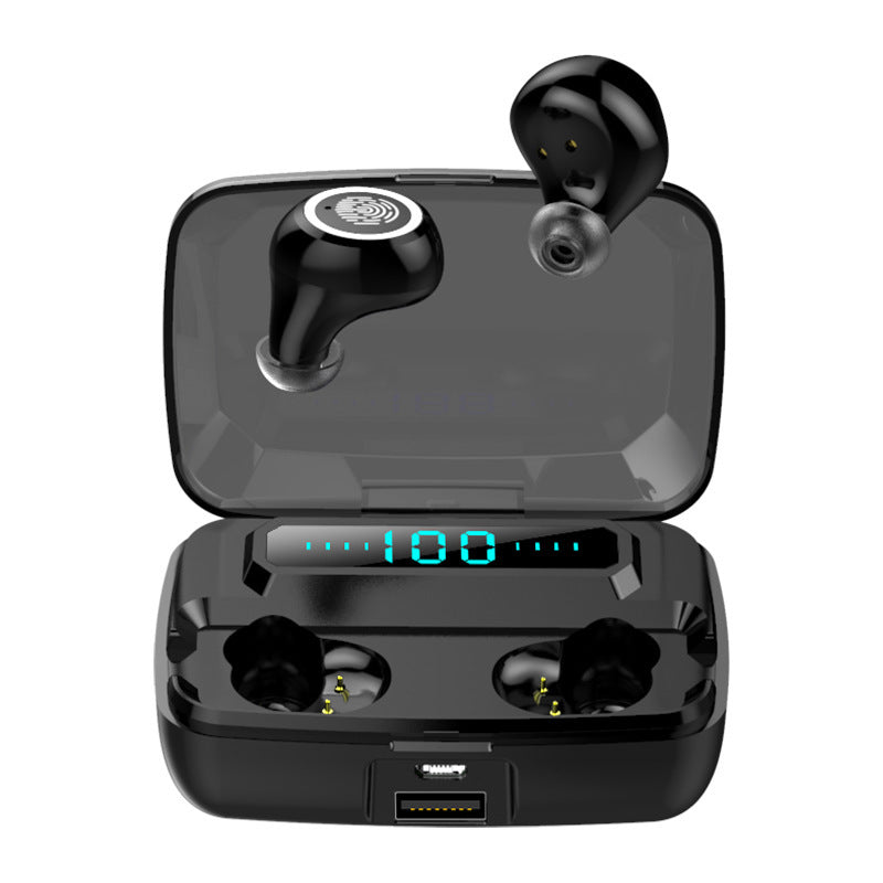 Wireless Bluetooth Sports Headset with Digital Display - TWS 5.0 High Power Earbuds
