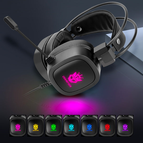 Professional Gaming Headset with Microphone - Noise Cancelling Wired Headphones