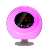 Smart LED Bedside Lamp with Music Wake-Up & 7 Color Lighting