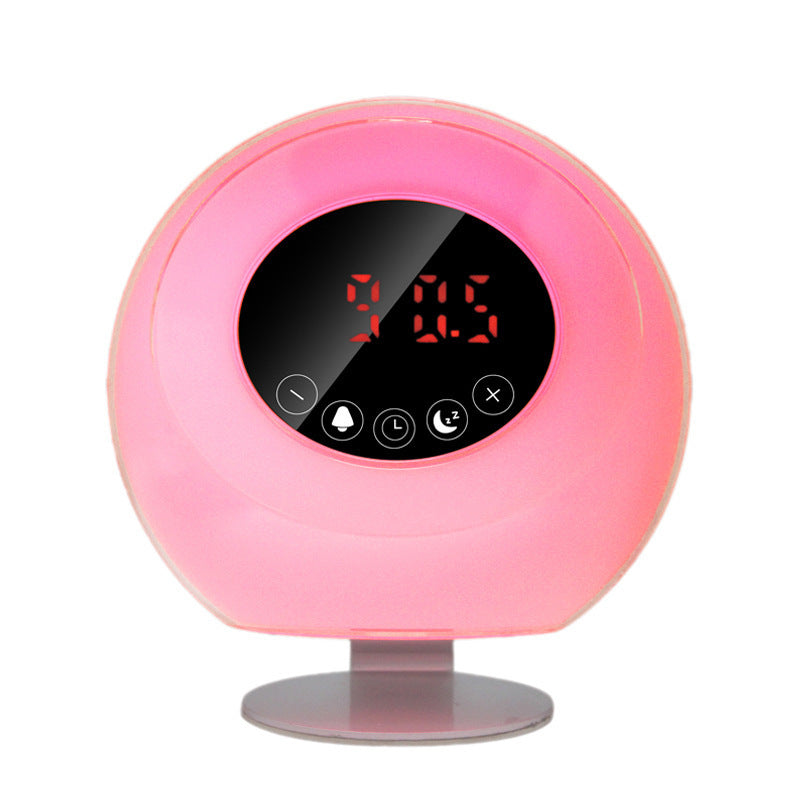 Smart LED Bedside Lamp with Music Wake-Up & 7 Color Lighting