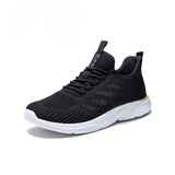 Camel Flying Woven Mesh Running Sneakers - Breathable Athletic Shoes for Men