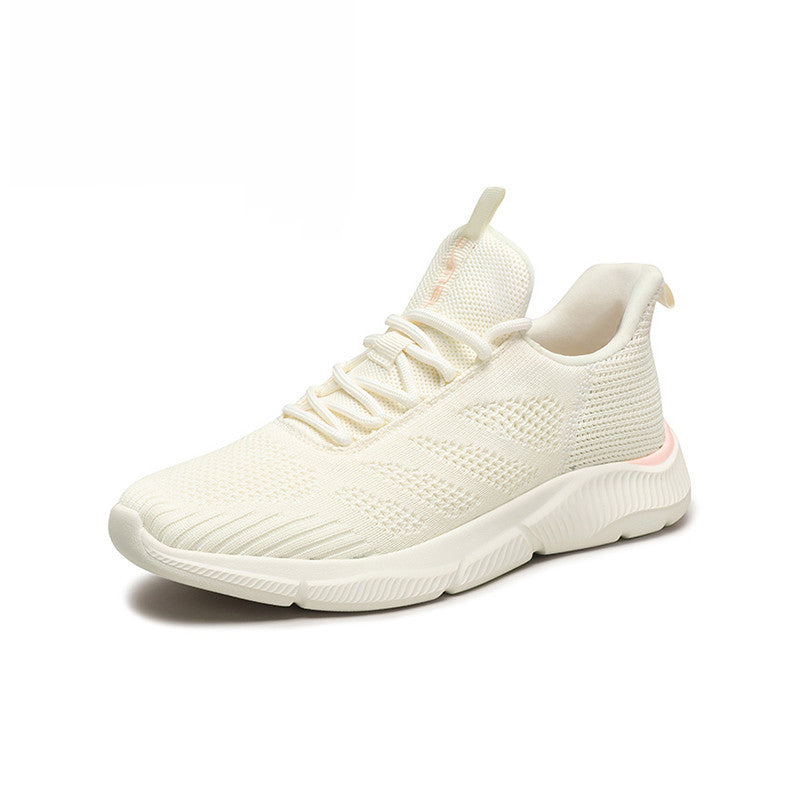 Camel Flying Woven Mesh Running Sneakers - Breathable Athletic Shoes for Men