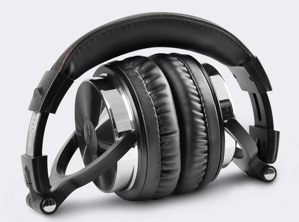 Professional Wired Monitor Headphones with Sound Card - Studio Quality Audio