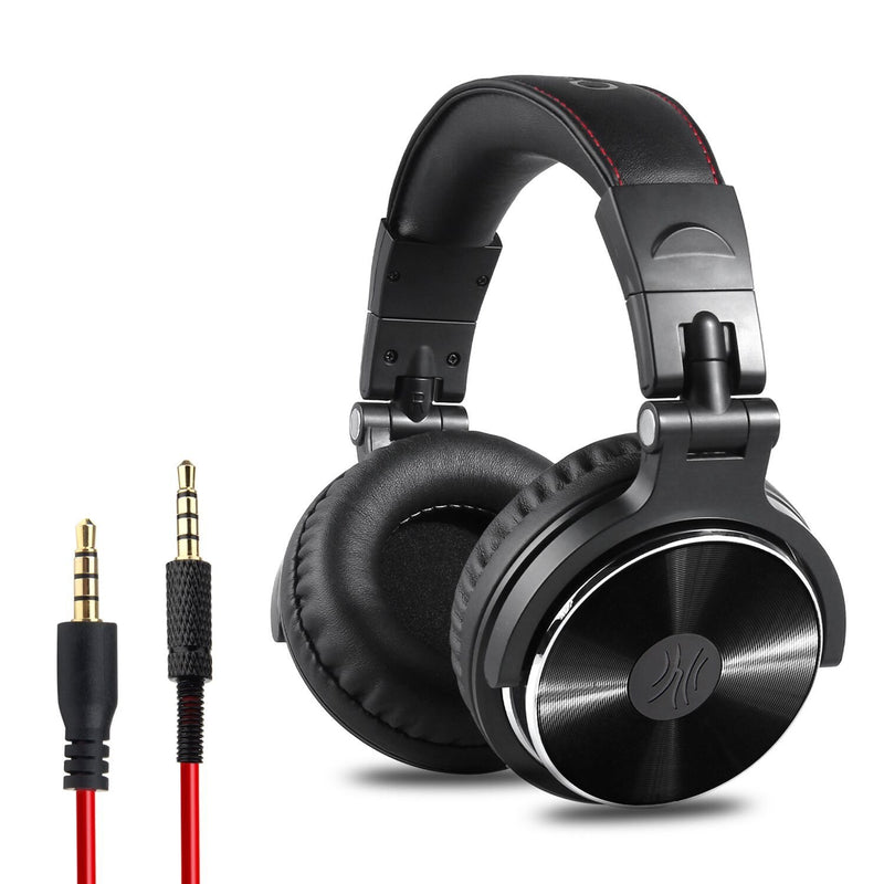 Professional Wired Monitor Headphones with Sound Card - Studio Quality Audio