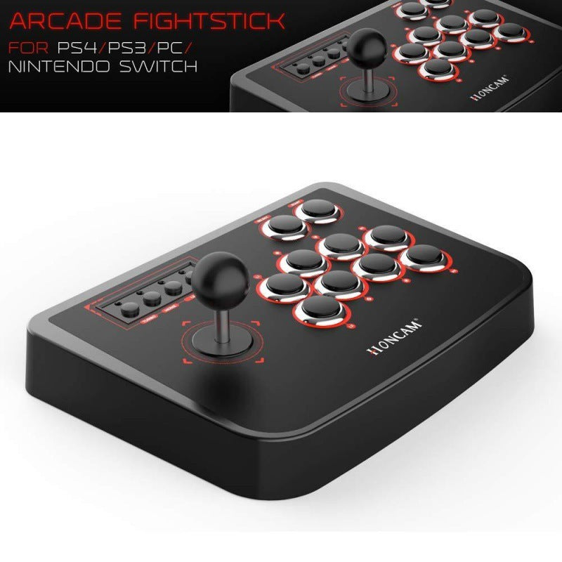 Professional Arcade Fighting Stick Controller - USB Gaming Joystick for PS4, PS3, Switch & PC