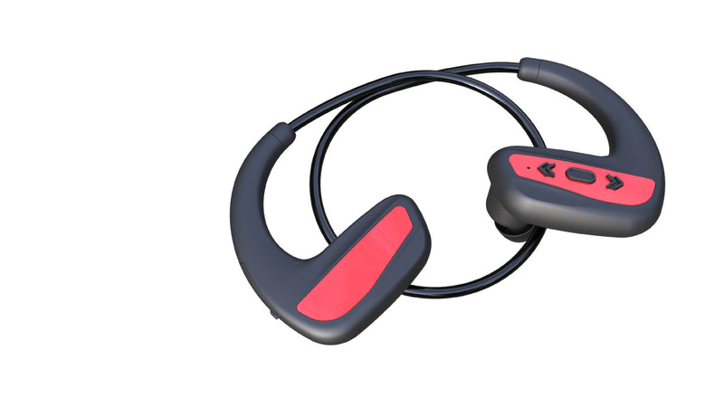 Waterproof Bluetooth Swimming Headset - 8-Level Sports MP3 Player for Swimming & Running