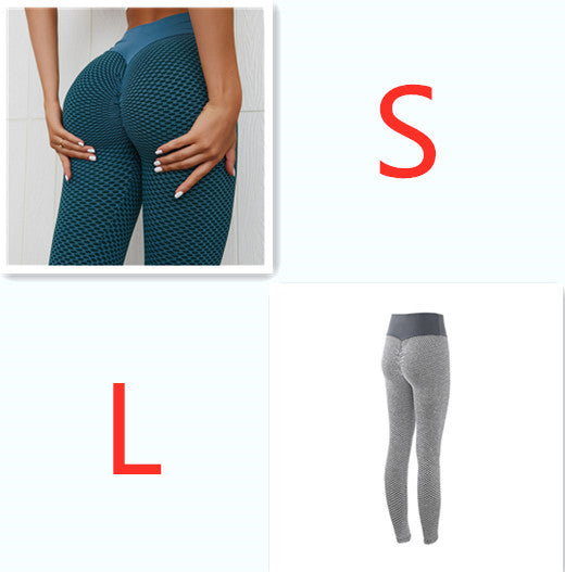 Premium Plaid Fitness Leggings - High-Waist Seamless Yoga Pants for Women