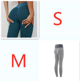 Premium Plaid Fitness Leggings - High-Waist Seamless Yoga Pants for Women