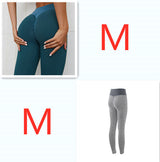 Premium Plaid Fitness Leggings - High-Waist Seamless Yoga Pants for Women