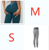 Premium Plaid Fitness Leggings - High-Waist Seamless Yoga Pants for Women