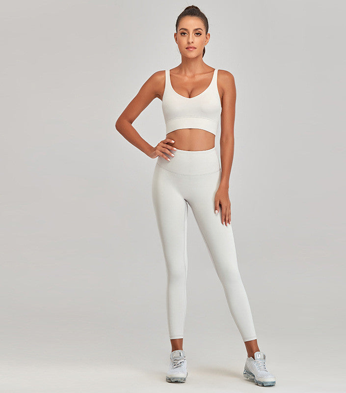 Premium Diamond Polished Yoga Set - High-Performance Activewear for Women