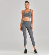 Premium Diamond Polished Yoga Set - High-Performance Activewear for Women