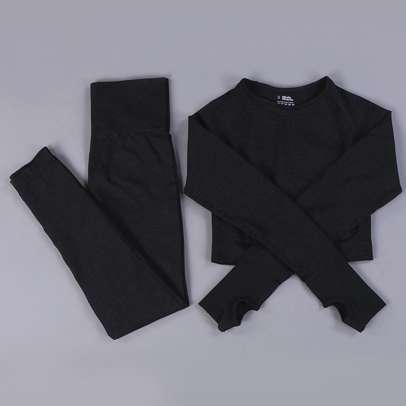 Premium Seamless Yoga Set - High-Performance Sportswear for Active Women