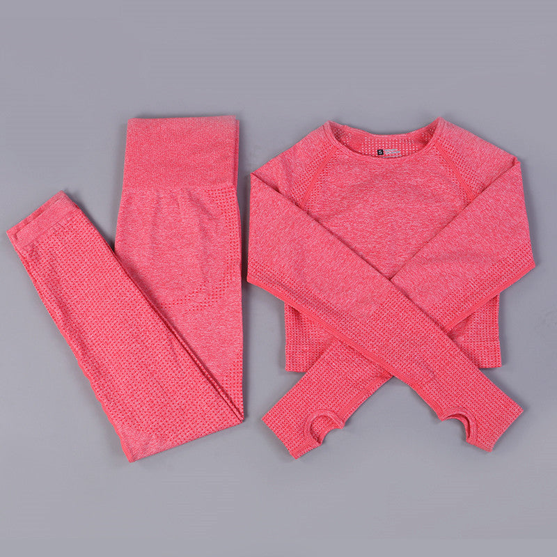 Premium Seamless Yoga Set - High-Performance Sportswear for Active Women