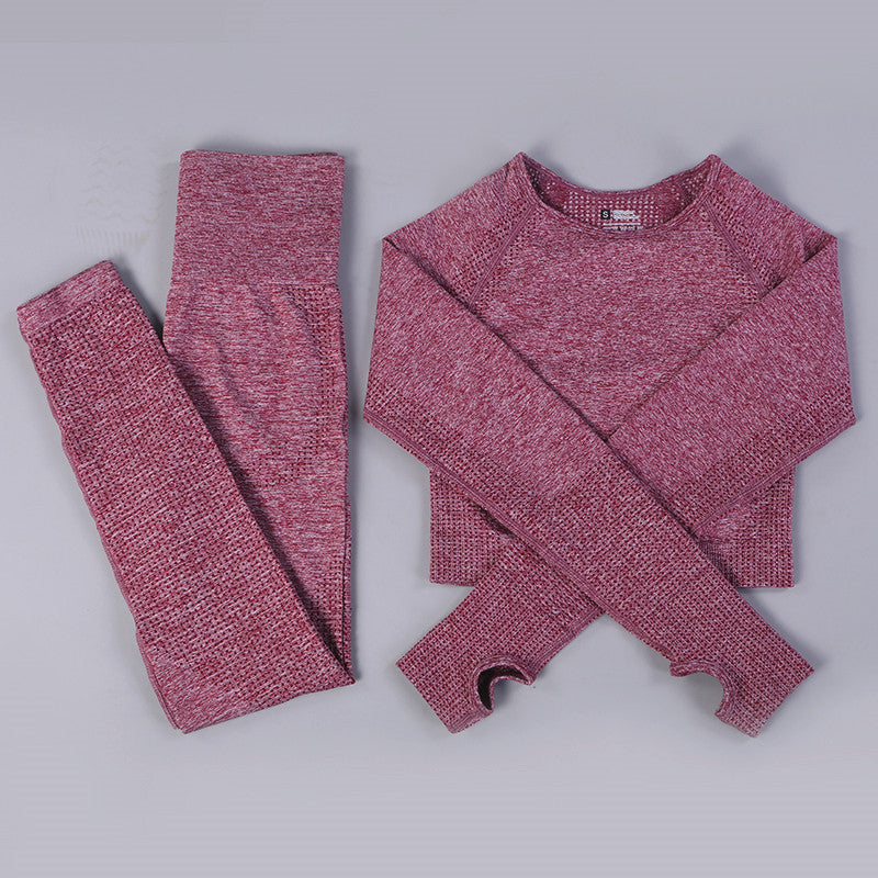 Premium Seamless Yoga Set - High-Performance Sportswear for Active Women