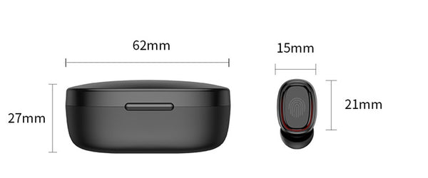 Wireless Bluetooth 5.0 Sports Earbuds - True Stereo In-Ear Headphones