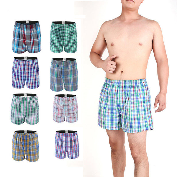 Premium Cotton Men's Summer Underwear - Breathable Plus Size Comfort