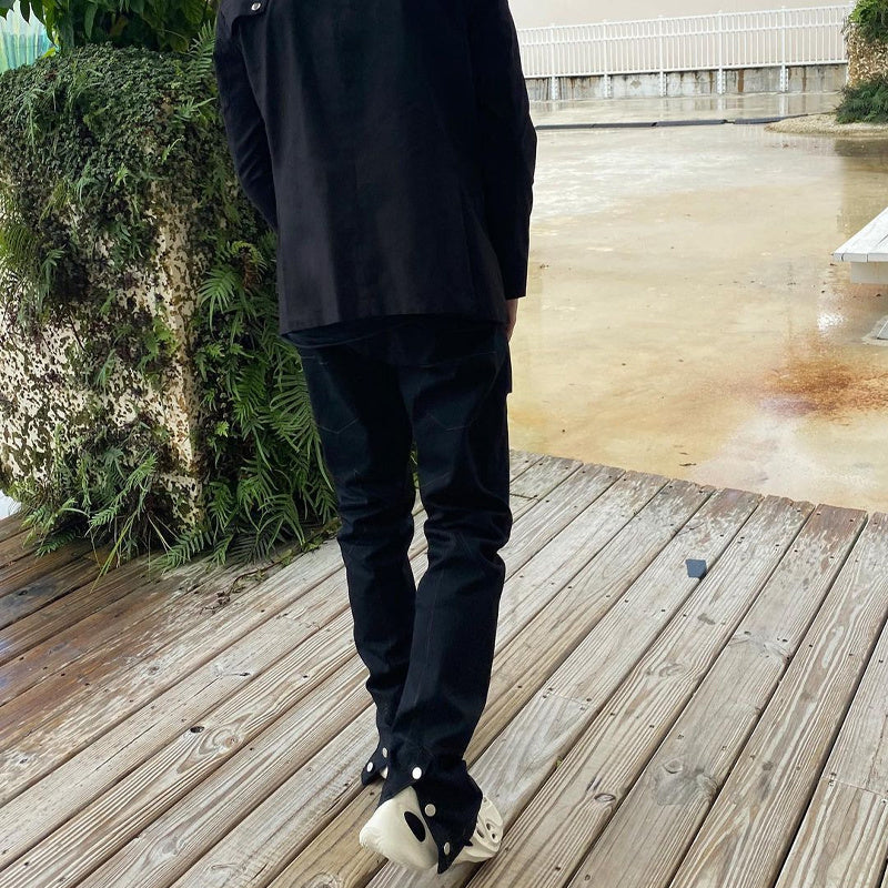 Lightweight Summer Cargo Overalls - Men's Casual Straight-Leg Pants