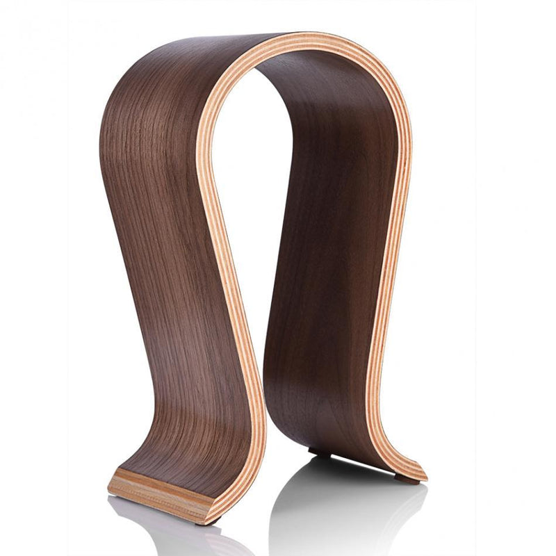 Wooden Bluetooth Headphone Stand - Premium Desktop Headset Holder