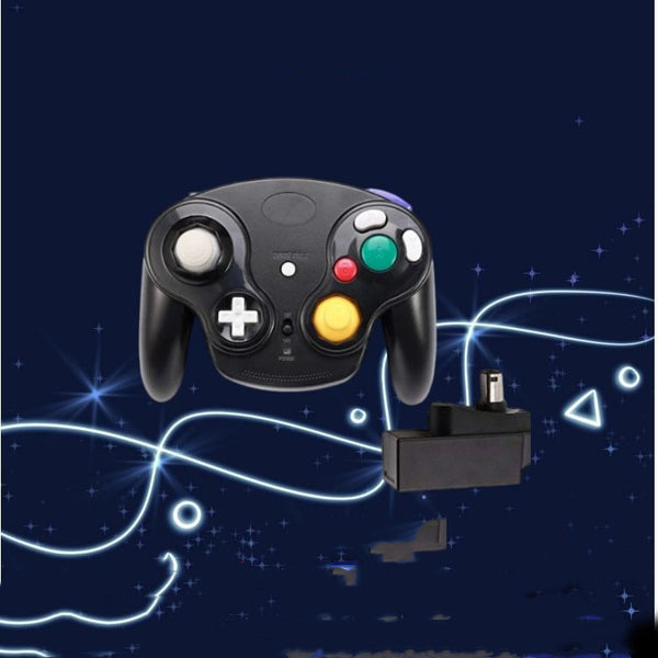 Premium 2.4G Wireless NGC GameCube Controller - Compatible with Wii Console