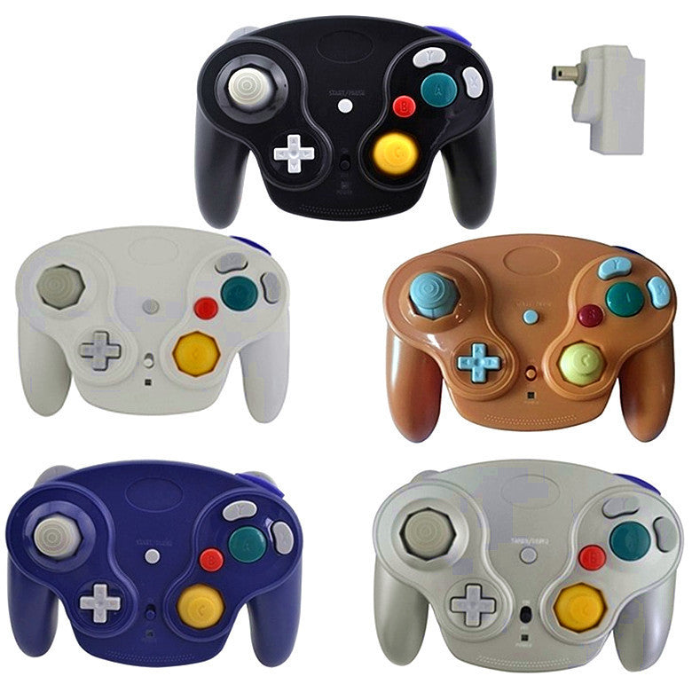 Premium 2.4G Wireless NGC GameCube Controller - Compatible with Wii Console