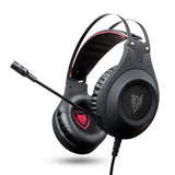Professional USB Gaming Headset with Microphone - PC Desktop Computer Headphones
