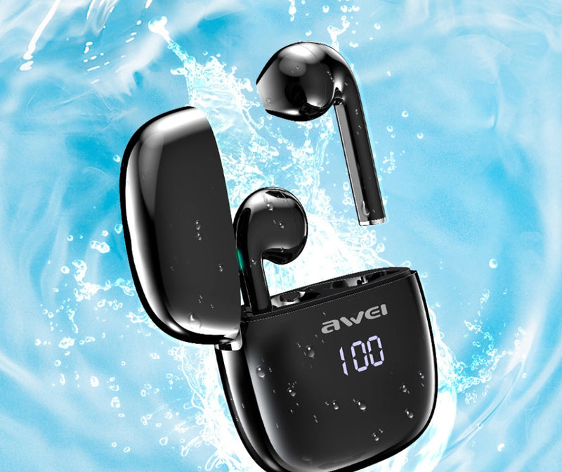Wireless Bluetooth 5.0 Earbuds with Active Noise Cancellation & Digital Display