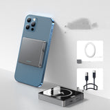 MagSafe Compatible Wireless Power Bank - 10000mAh Magnetic Fast Charging 15W