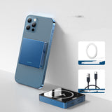 MagSafe Compatible Wireless Power Bank - 10000mAh Magnetic Fast Charging 15W