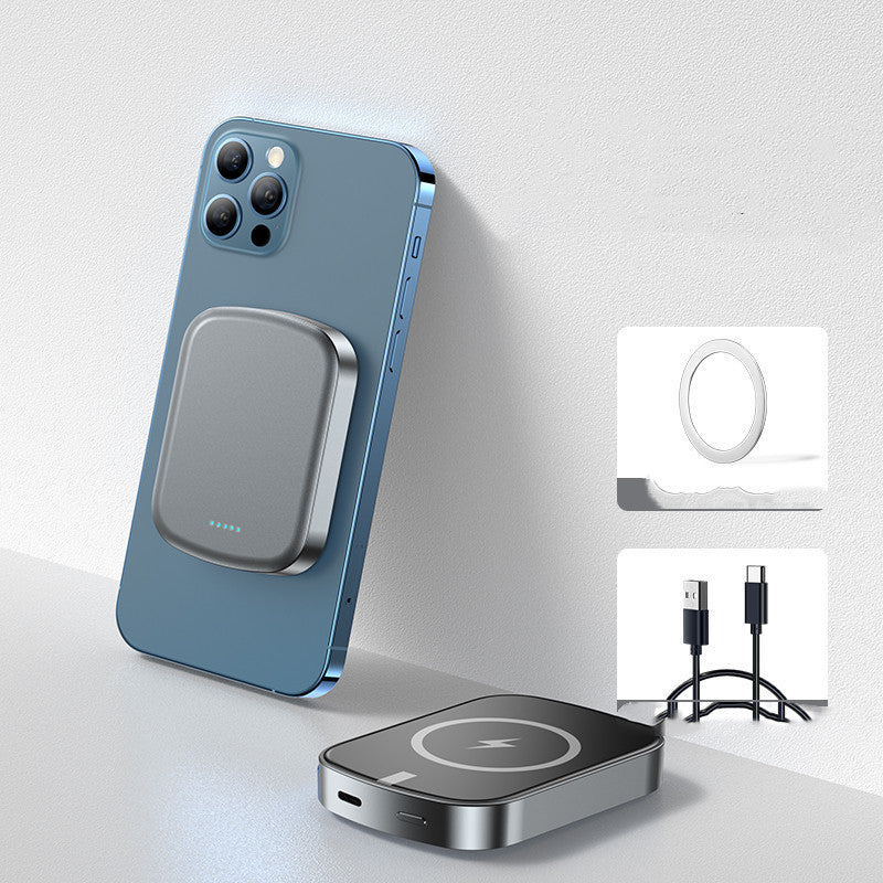 MagSafe Compatible Wireless Power Bank - 10000mAh Magnetic Fast Charging 15W